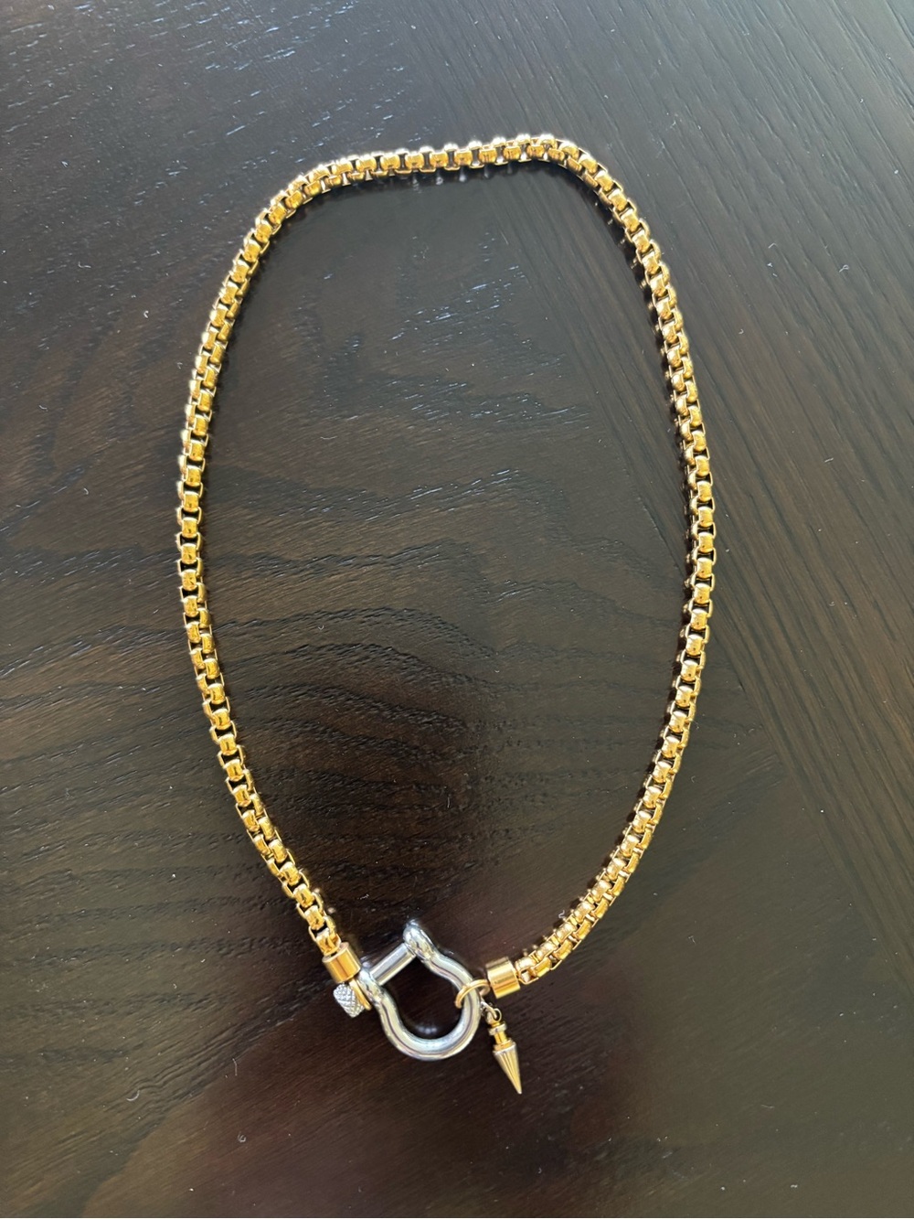 Artizan Joyeria Herradura Mix Necklace Silver Clasp Women’s Jewelry Stainless